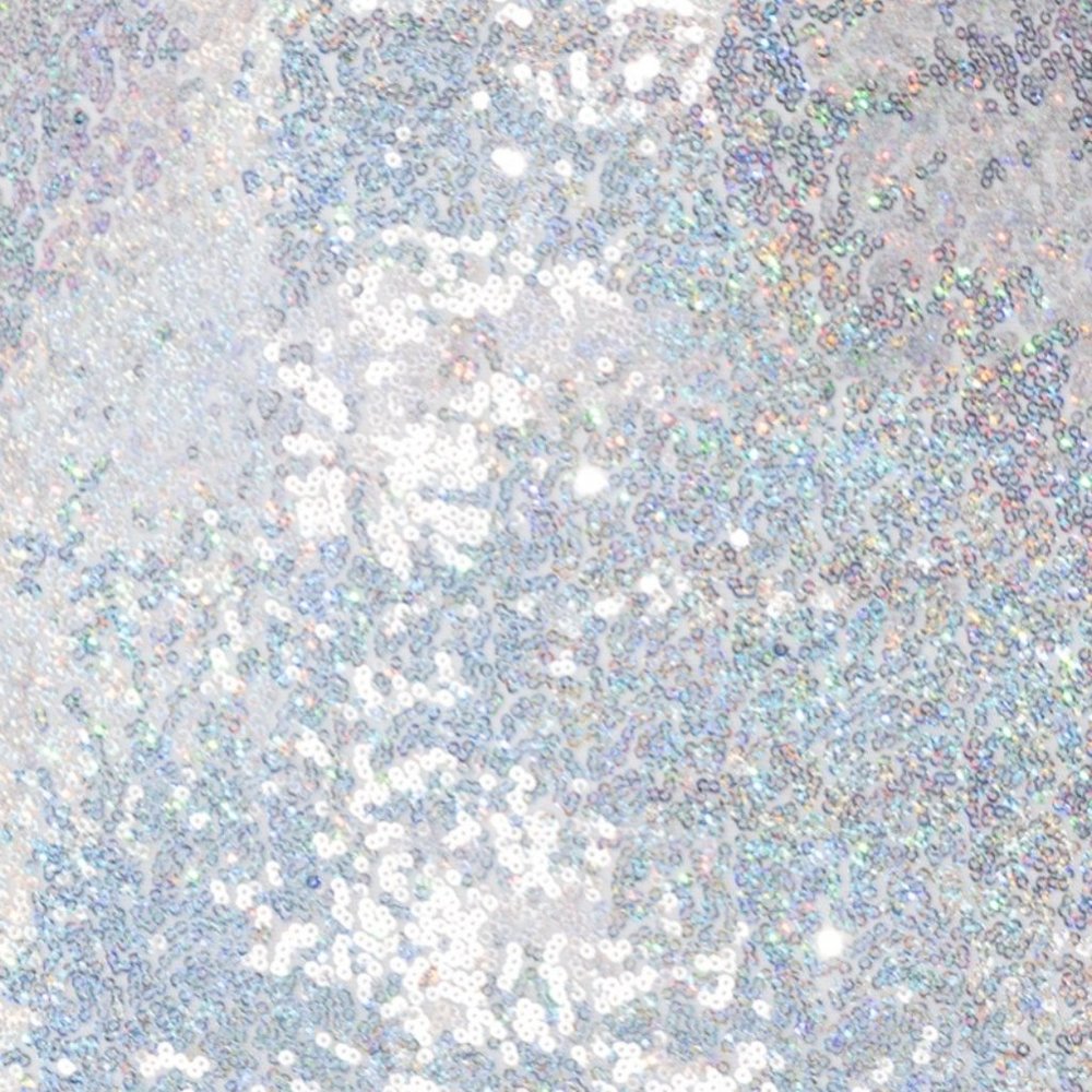 Whitney Iridescent Silver Sequin Mini Dress - Picture 10 of 12